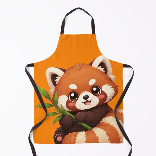 Item preview, Cute Red Panda — Kawaii Chibi Sticker Art designed and sold by NUFADE.