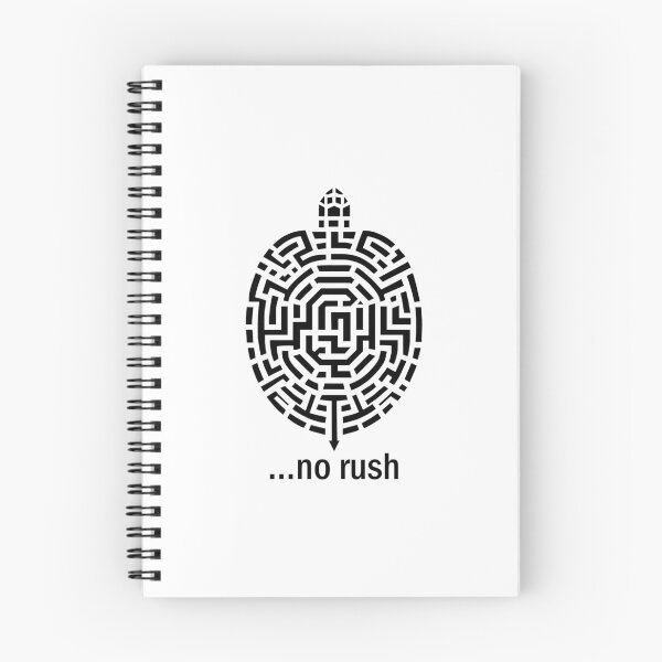 Item preview, Maze Turtle Illustration – No Rush – Labyrinth Art| Slow Living Gift designed and sold by FMproject.