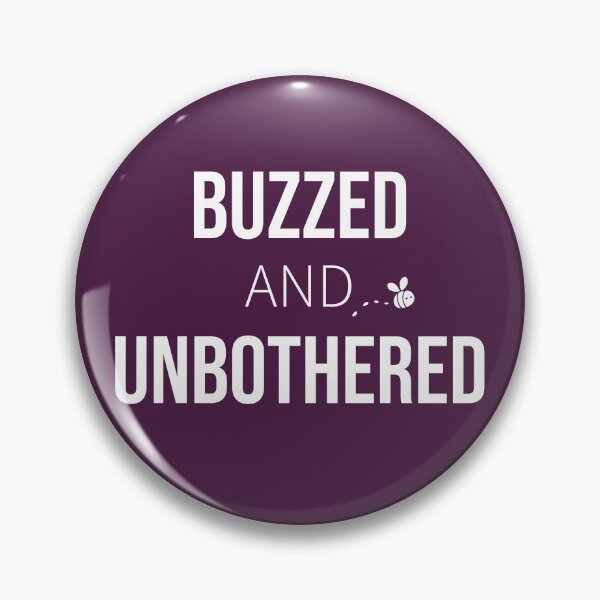 Item preview, Buzzed and Unbothered – Sassy Bee Humor Gift for Bold and Unbothered Women designed and sold by Hello Hobbies.