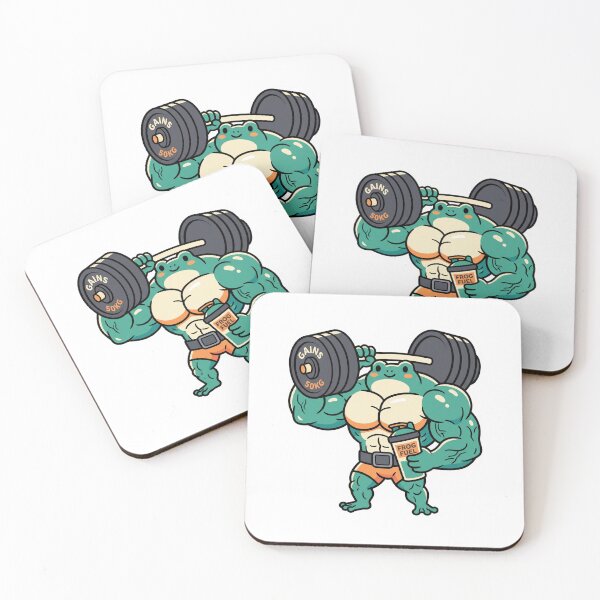 Item preview, Gym frog meme designed and sold by 2-Of-A-Kind.