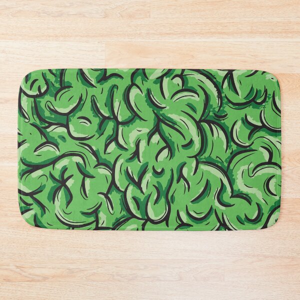 Item preview, Abstract Green Creepy Intestines and Guts Seamless Pattern designed and sold by BrownHorse90s.