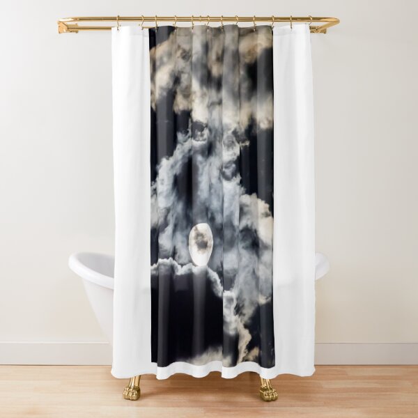 Item preview, Full Moon Behind Dramatic Clouds At Night With Moody Moonlight And Eerie Sky Atmosphere designed and sold by Nmallia.