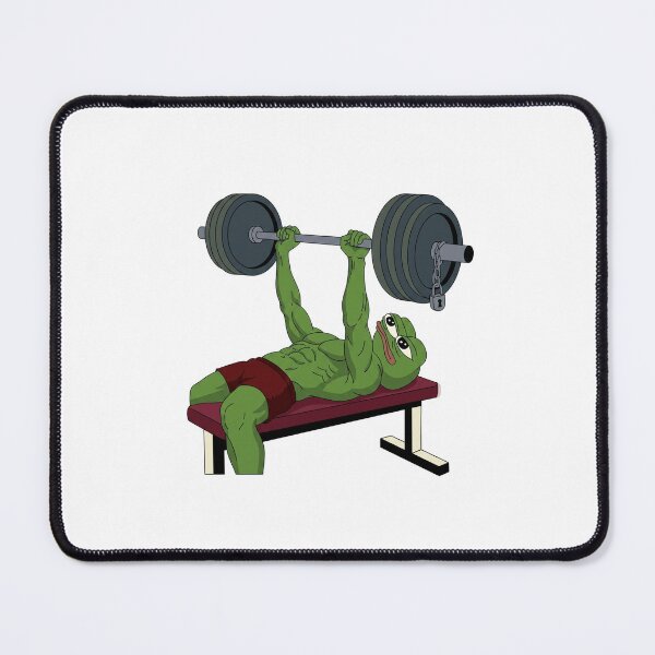 Item preview, Pepe Gym frog meme designed and sold by 2-Of-A-Kind.