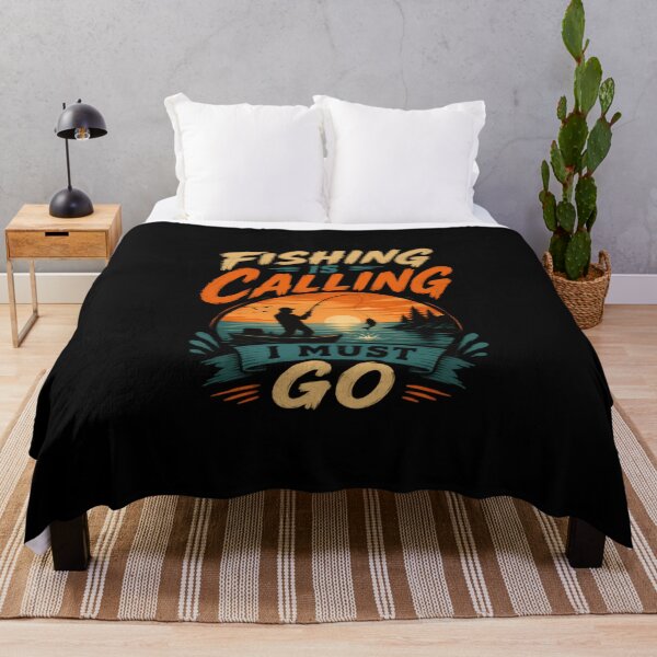 Item preview, Fishing Is Calling I Must Go Angler Fisherman Outdoorsman Hobby designed and sold by HumansStuck12.