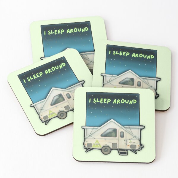 Item preview, A Frame, Aliner Camper I sleep around  designed and sold by MsBrillMakes.