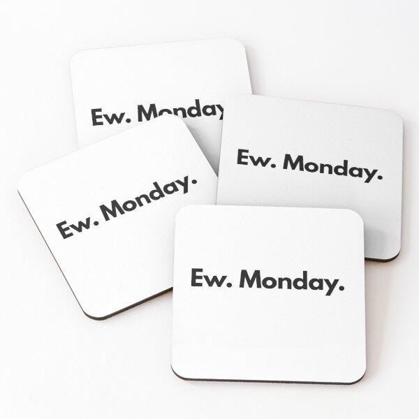 Item preview, Ew. Monday. Funny Typography T-Shirt | Minimalist Office Humor Tee | Funny Work Quote Shirt | Bold Text Graphic designed and sold by OveloStudios.