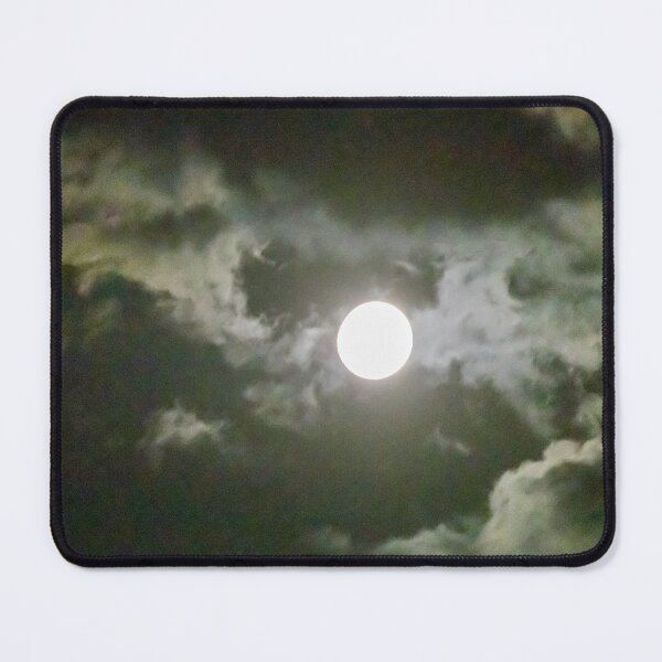 Item preview, Full Moon Behind Dramatic Clouds At Night With Moody Moonlight And Eerie Sky Atmosphere designed and sold by Nmallia.