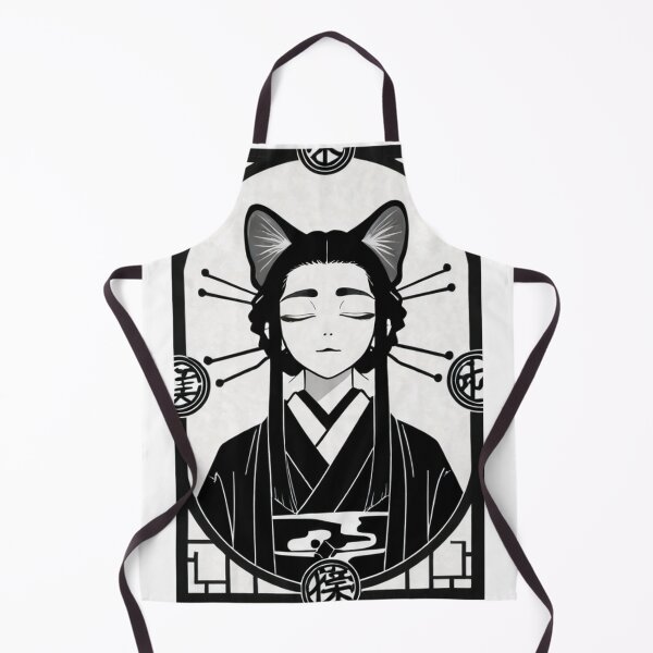Item preview, Art - Androgynous Figure Inspired by Ukiyo-e, Feline Meditation designed and sold by AnimeShin.