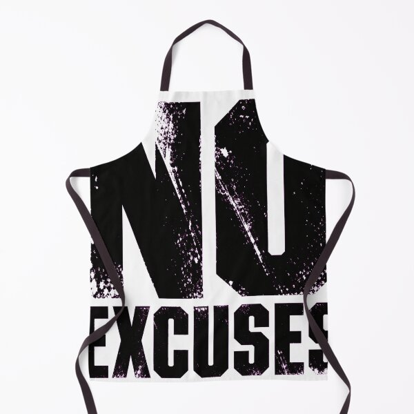 Item preview, NO EXCUSES Streetwear | Motivational Gym Fitness Quote Design designed and sold by Ahmed Nedji.