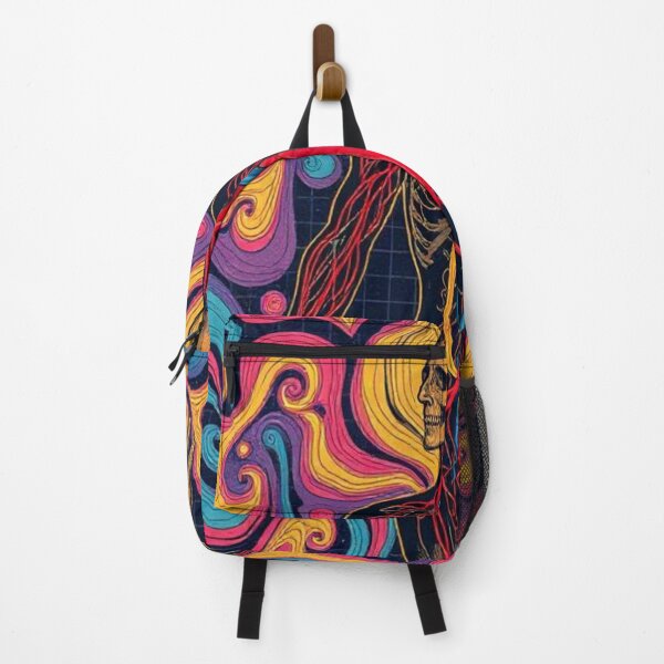 Item preview, Anatomy of the human body in a psychedelic style of intense colors designed and sold by RAISC.