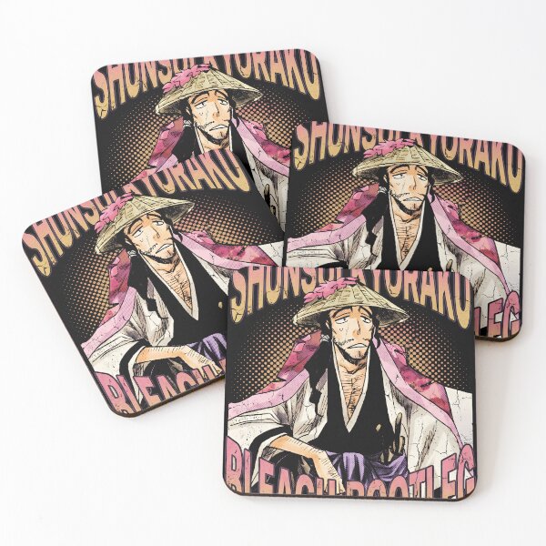 Item preview, Shunsui Kyoraku Vintage Bleach Bootleg Streetwear Tee designed and sold by Senpaiwaves.