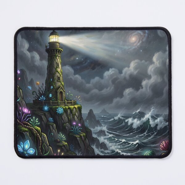 Item preview, Ancient Lighthouse – Dark Fantasy Seascape designed and sold by LittleBigGifts.