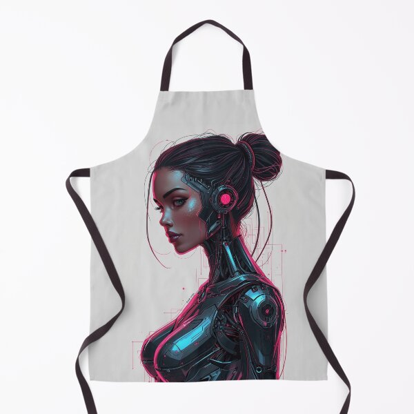 Item preview, Cyborg Girl designed and sold by ArtCraftLab.