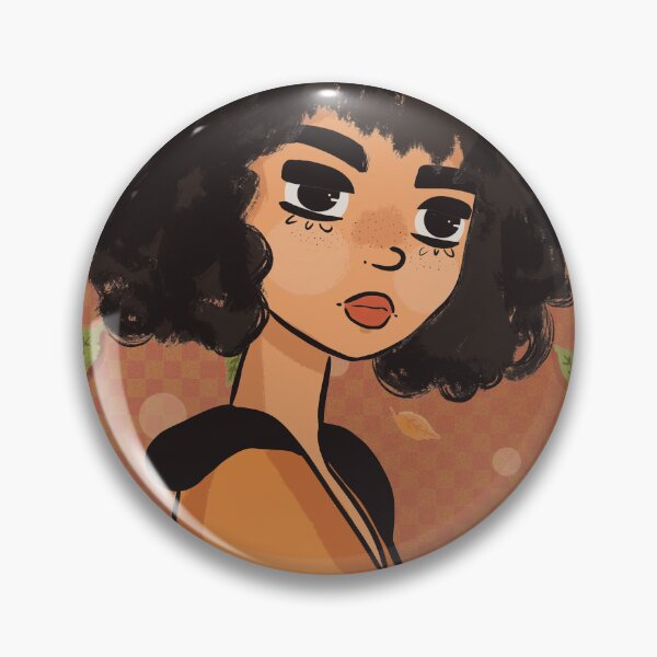 Item preview, Cute Curly Hair Portrait | Aesthetic Illustration designed and sold by anasequea.