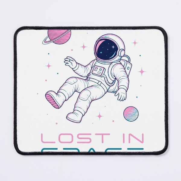 Item preview, LOST IN SPACE Astronaut Vaporwave | Space Aesthetic Line Art Design designed and sold by Ahmed Nedji.