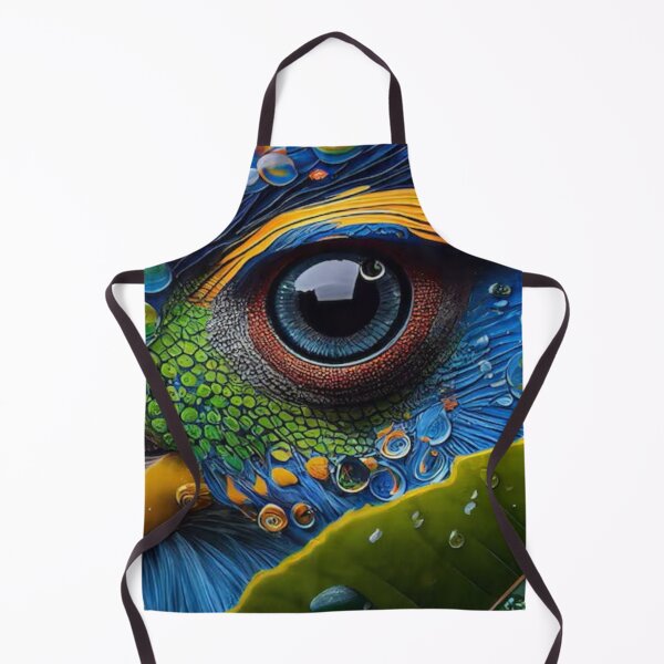 Item preview, Colorful Tropical Macaw Bird Close-Up with Rain Droplets designed and sold by ArhaanFashions.