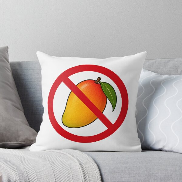 Artikelvorschau, Kein Mango – Lustiges Design für Mangoallergiker – Tropische Früchte entworfen und verkauft von MonkiFlipp.