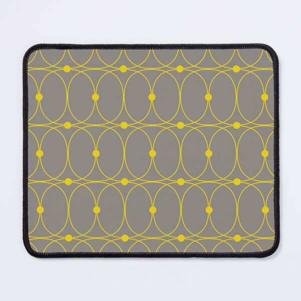 Item preview, Middle gray & yellow curve designed and sold by Mint + Midnight.