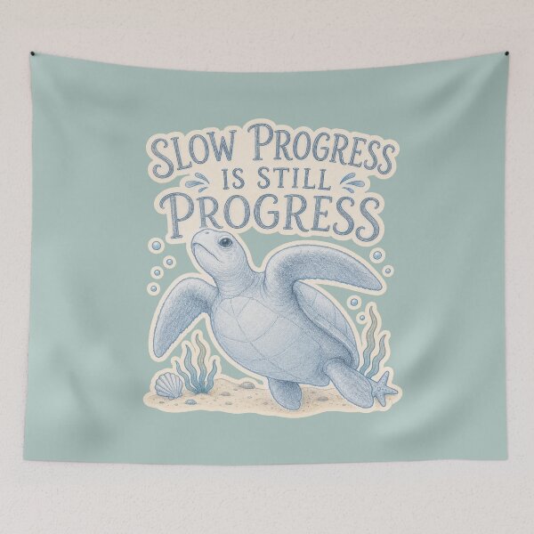 Item preview, Slow Progress Sea Turtle designed and sold by ChirpInc.
