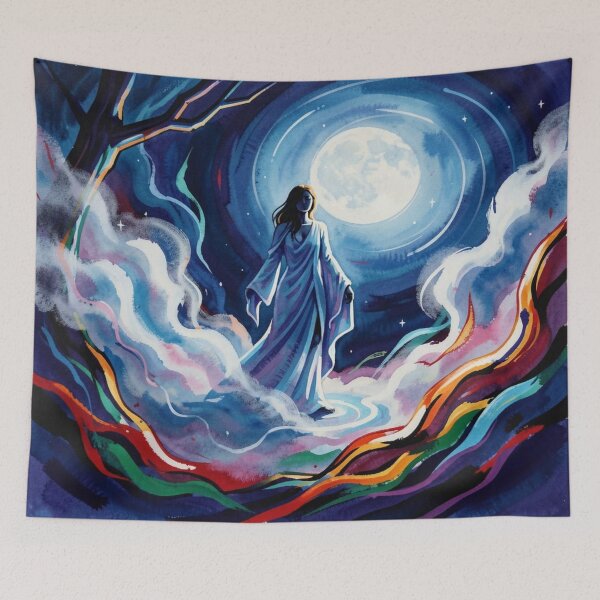 Item preview, Ink Wash – Soft Ink Flow & Dusk Glow, Monet Inspired designed and sold by FotoworldEdel.