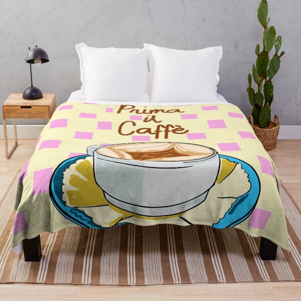 Item preview, Prima Il Caffè Retro Coffee Checkered Italian designed and sold by MaiZephyr.