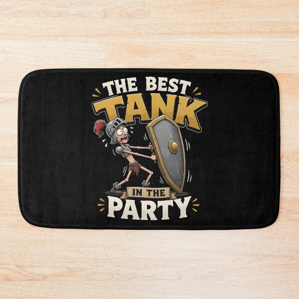 Item preview, The Best Tank In The Party Funny RPG Knight designed and sold by BadhbhArt.