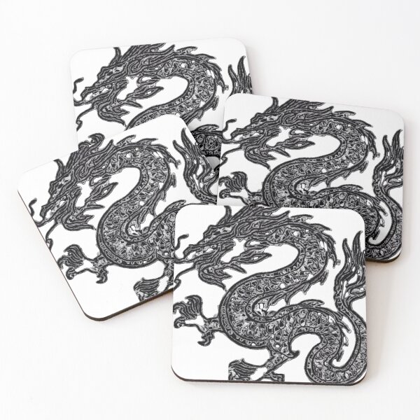 Item preview, Illustration of a Japanese dragon, in the style of traditional Japanese painting(1) designed and sold by JpnArts-Sak981.