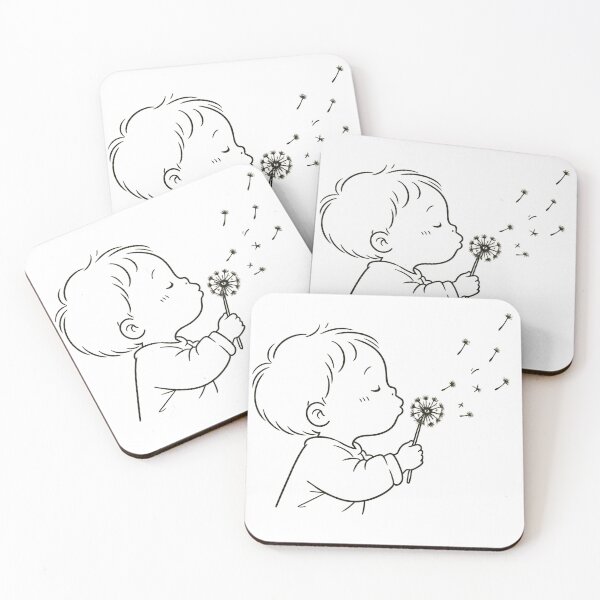 Item preview, Little Dreamer Blowing Dandelion designed and sold by NEKOAME-Japan.