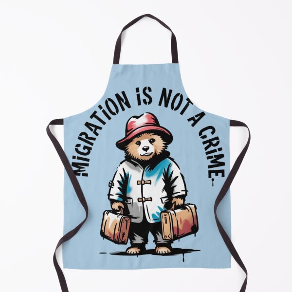 Item preview, BANKSY ART - MIGRATION IS NOT A CRIME designed and sold by 123ks.