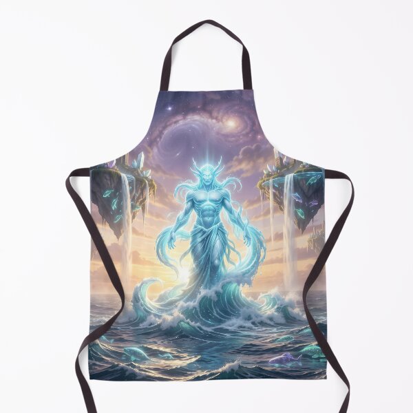 Item preview, Cosmic Ocean Deity – Ethereal Fantasy Art designed and sold by LittleBigGifts.