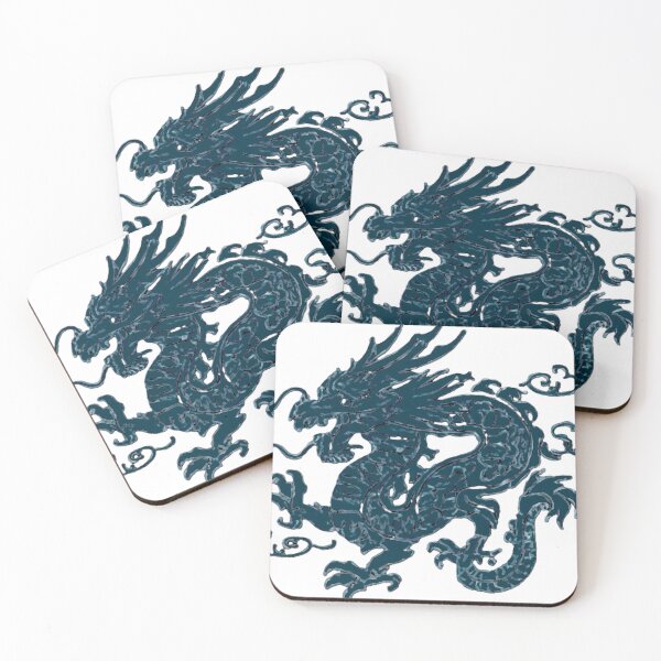 Item preview, Illustration of a Japanese dragon or divine dragon; tattoo style(3) designed and sold by JpnArts-Sak981.