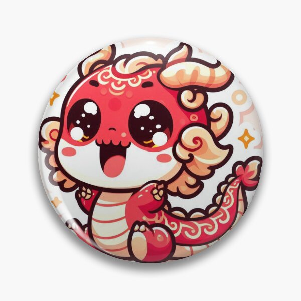 Item preview, Kawaii Chinese Dragon Sticker | Cute Pastel Lunar Myth designed and sold by PastelPawsArt.