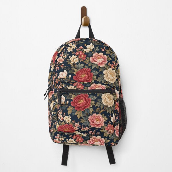 Item preview, Japanese Peony Floral Seamless Pattern Vintage Botanical designed and sold by PunchDrop.