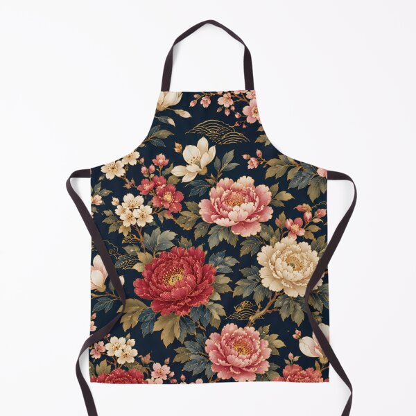 Item preview, Japanese Peony Floral Seamless Pattern Vintage Botanical designed and sold by PunchDrop.
