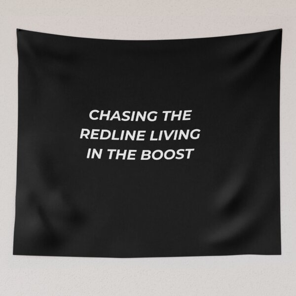 Item preview, Chasing The Redline Living In The Boost Car Enthusiast Speed designed and sold by IronAndSoil.