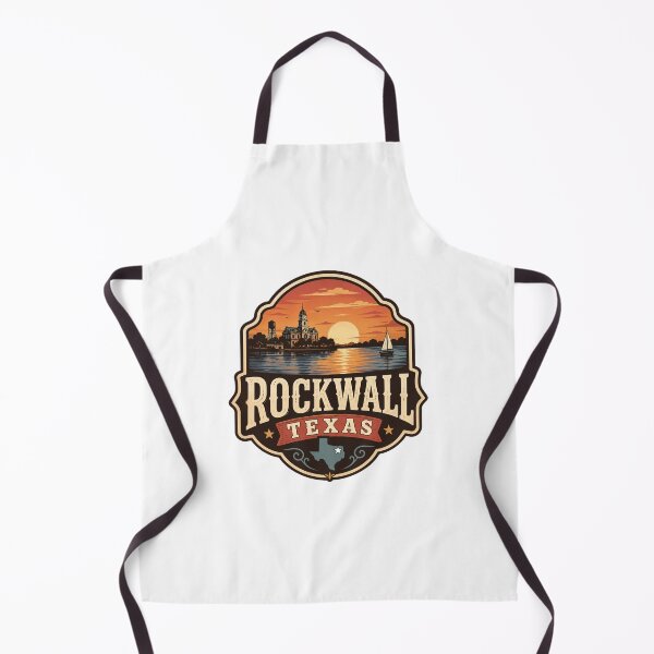 Artikelvorschau, Rockwall Texas Vintage Sunset Badge entworfen und verkauft von synthoso.