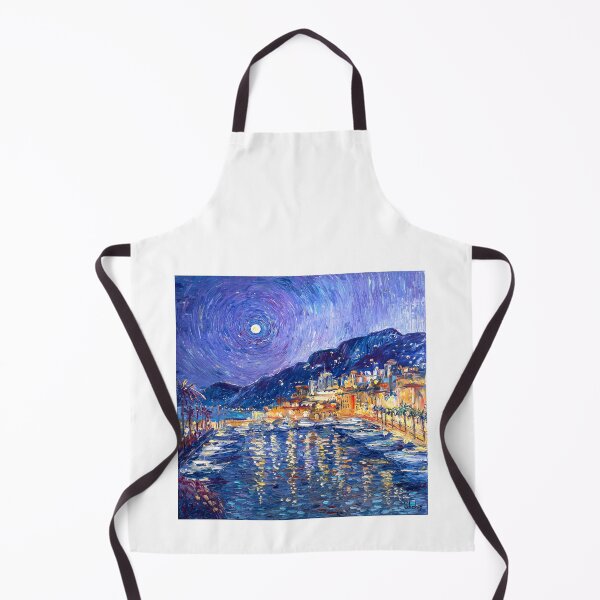 Item preview, Moonlit Monaco Harbor designed and sold by Natalia_Shchip.