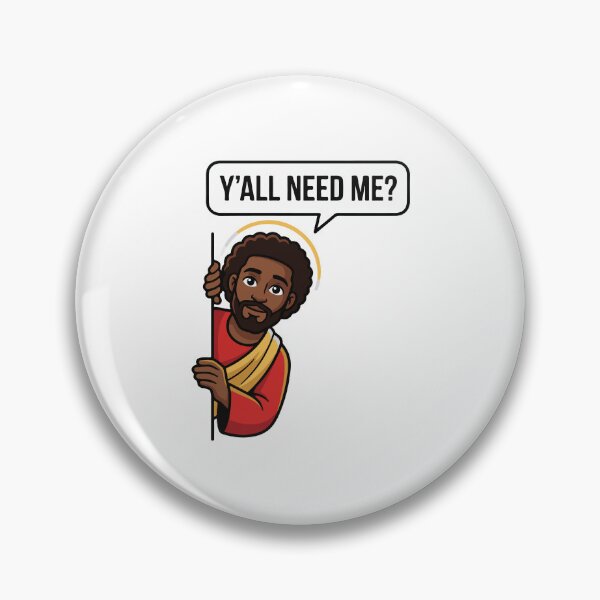Item preview, Y'all Need Me Funny Jesus Peeking Meme designed and sold by raedattia.