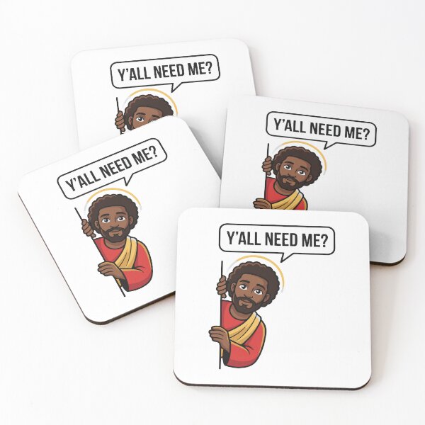 Item preview, Y'all Need Me Funny Jesus Peeking Meme designed and sold by raedattia.