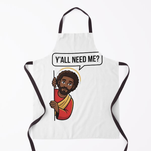Item preview, Y'all Need Me Funny Jesus Peeking Meme designed and sold by raedattia.