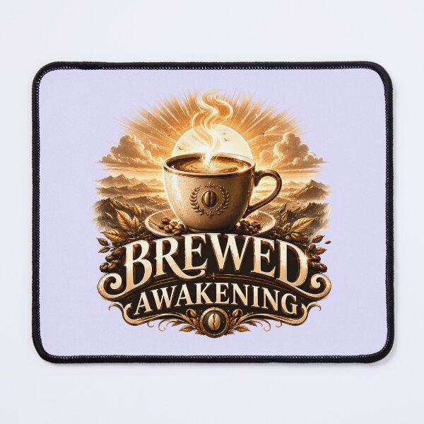 Item preview, Brewed Awakening Coffee Lover Design designed and sold by pradeepvisuals.
