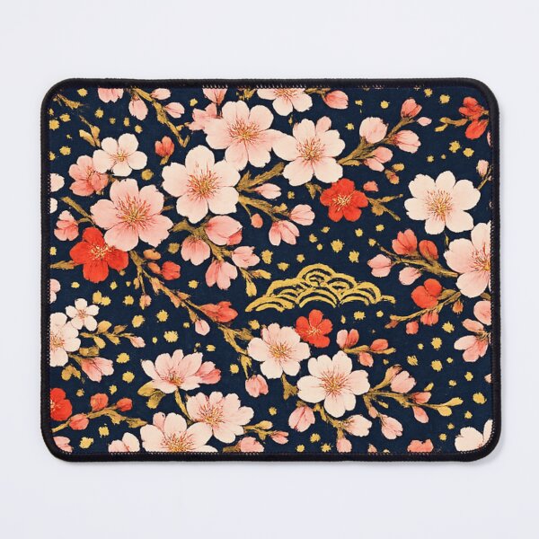 Item preview, Japanese Sakura Cherry Blossom Seamless Floral Pattern designed and sold by PunchDrop.