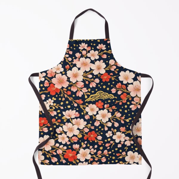 Item preview, Japanese Sakura Cherry Blossom Seamless Floral Pattern designed and sold by PunchDrop.