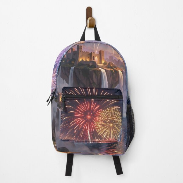Artikelvorschau, Feuerwerk über den Schwebenden Inseln – Fantasievolle Festkunst entworfen und verkauft von LittleBigGifts.