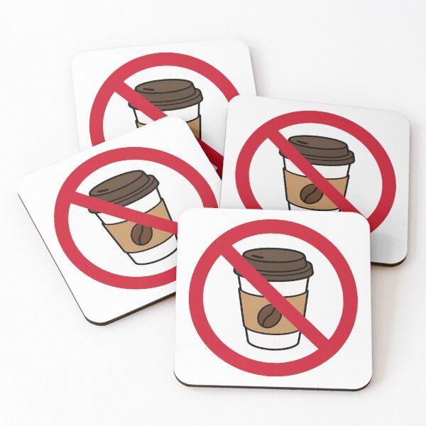 Item preview, No Coffee Funny Coffee Lover Anti Coffee Design designed and sold by MonkiFlipp.