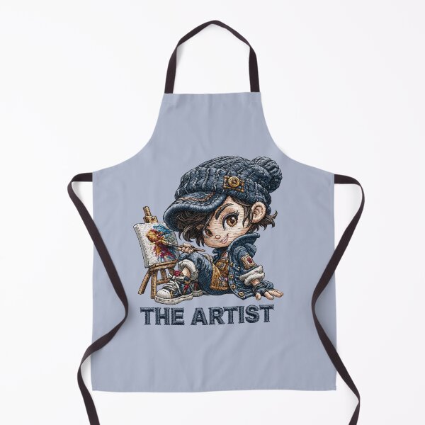 Item preview, Cute Little Artist Painting Masterpiece designed and sold by MegaNovaArt.