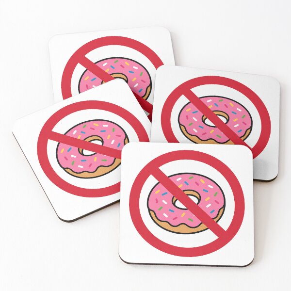 Item preview, No Donut Funny Donut Lover Anti Donut Design designed and sold by MonkiFlipp.