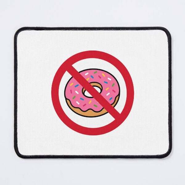Item preview, No Donut Funny Donut Lover Anti Donut Design designed and sold by MonkiFlipp.