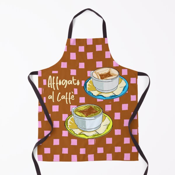 Item preview, Affogato al Caffè Retro Italian Coffee Illustration designed and sold by MaiZephyr.