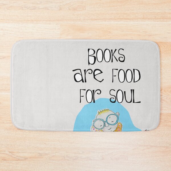 Item preview, Books Are Food For Soul - Little Boy and Mice (Original Design by ACCI) designed and sold by VanyssaGraphics.